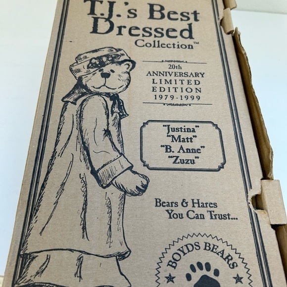 Boyd's Bears - T.J.'s Best Dressed Collection - 20th Anniversary - Picture 16 of 16